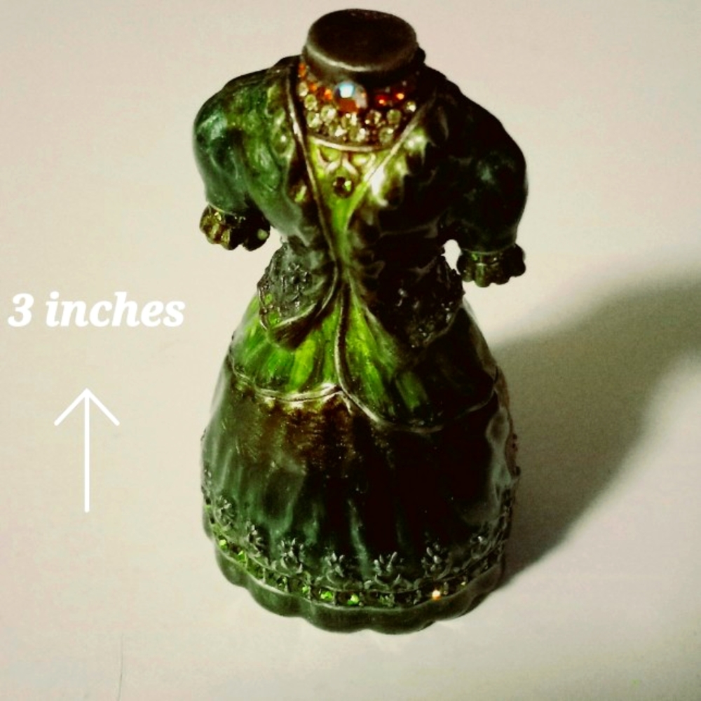 Enamel dress shaped box